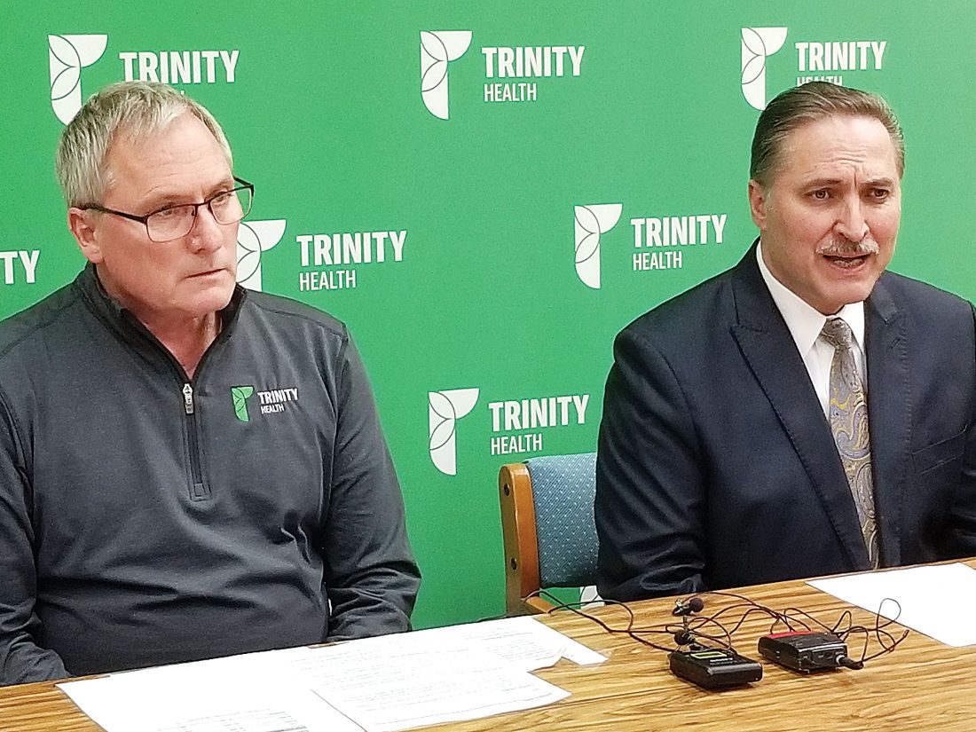 Trinity Hospital of Minot suspends visitation, coronavirus test kits in